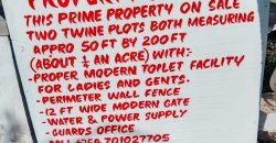 Prime land for sale in Kilifi County – Twin plots with facilities